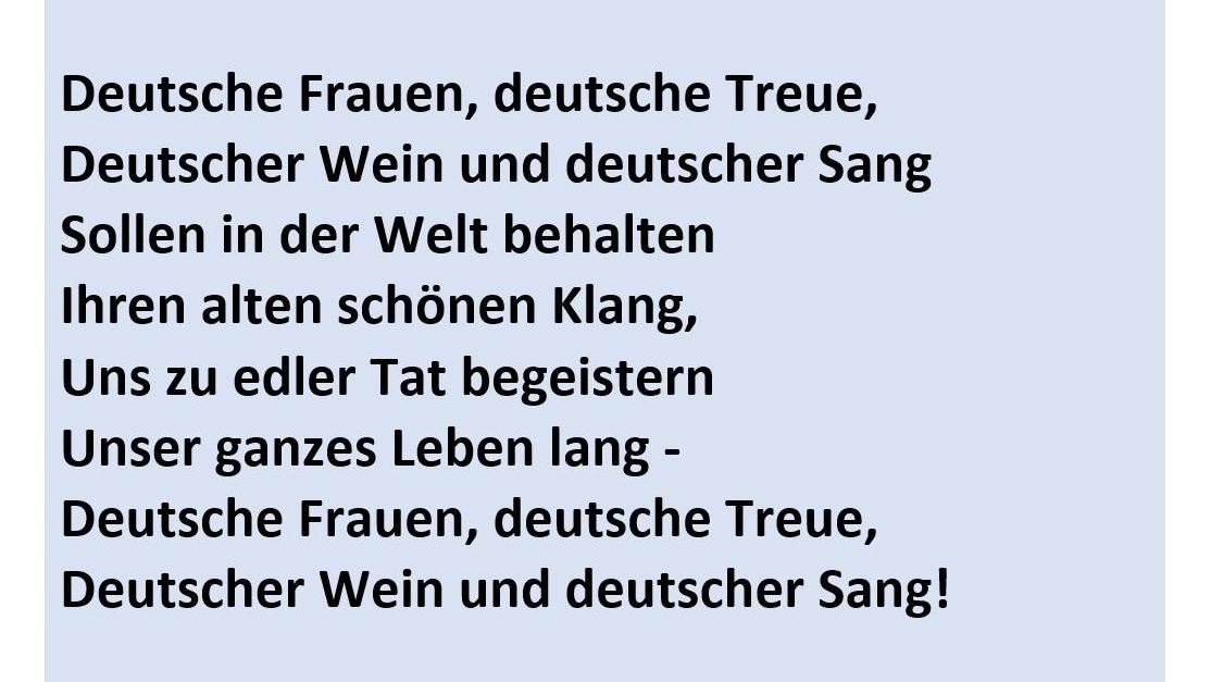 Deutschlandlied 3. Strophe Deutsche Nationalhymne: Was Sie zu den drei Strophen wissen sollten